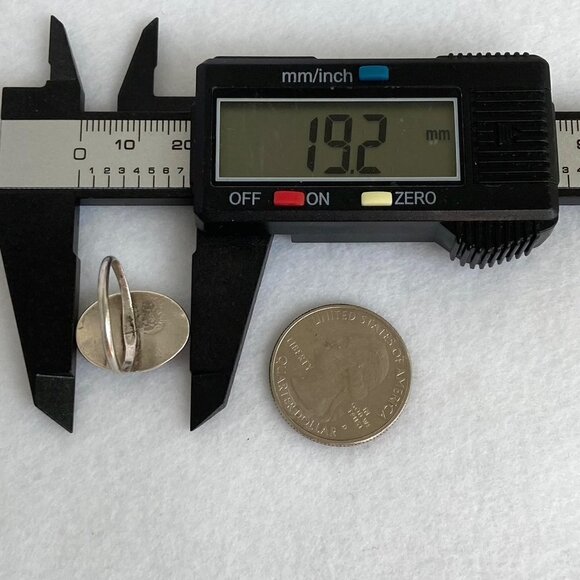 Sterling Silver 925 Oval Bezel Set 0.75" Tigers Eye Cats Eye Quartz Ring Sz 6.5 - Picture 13 of 16